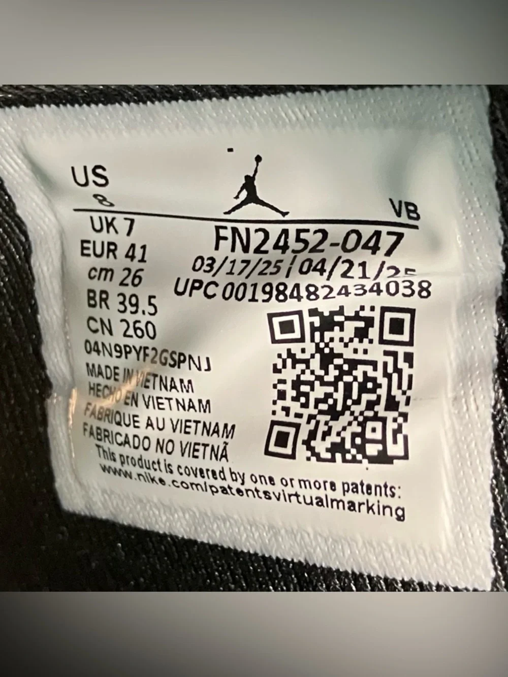 Air Jordan Men’s Size 8.0 Hydro Retro 11 XI Slide Gamma Blue Black Sandals NWT